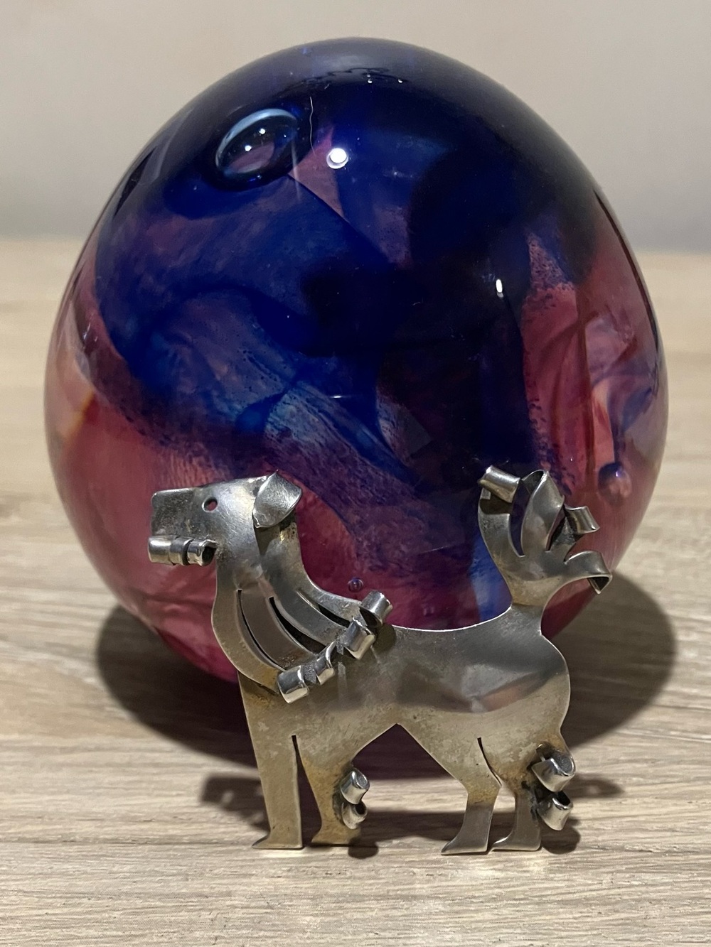 925 Sterling Dog Brooch-missing lock mechanism
